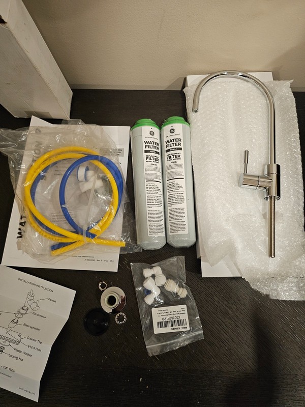 GE GXK255TBN Under Sink Dual Stage Water Filtration System open Box gallery