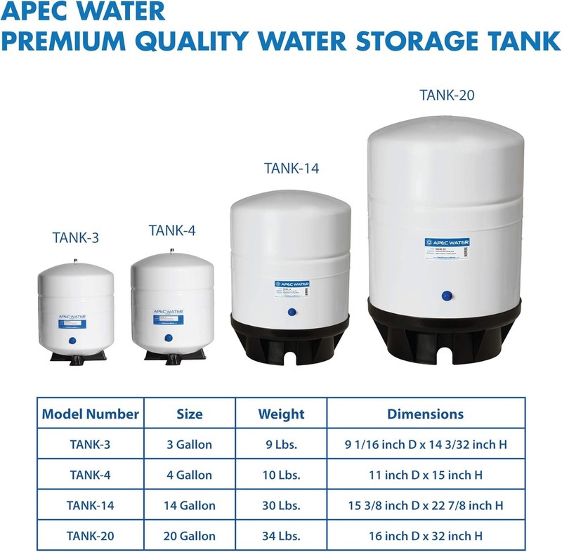 4 Gallon Pre-Pressurized Stainless Steel Water Tank for Reverse Osmosis Systems gallery