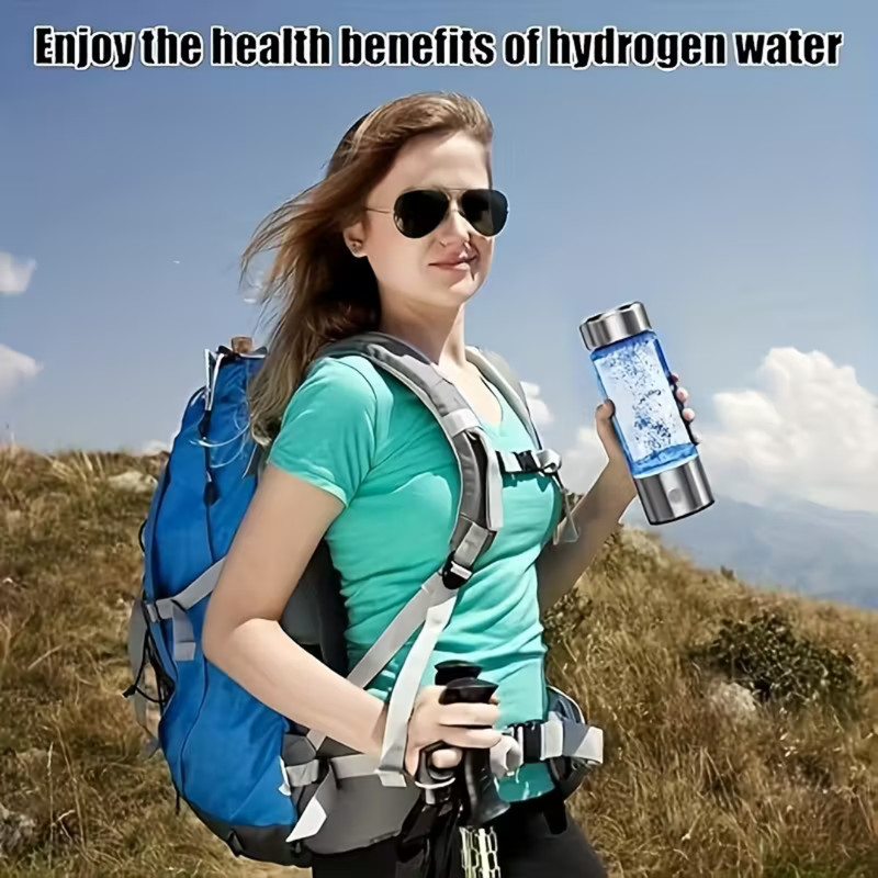 Hydrogen Rich Generator Water Cup Alkaline Ionizer Maker Bottle Anti-Oxidation gallery