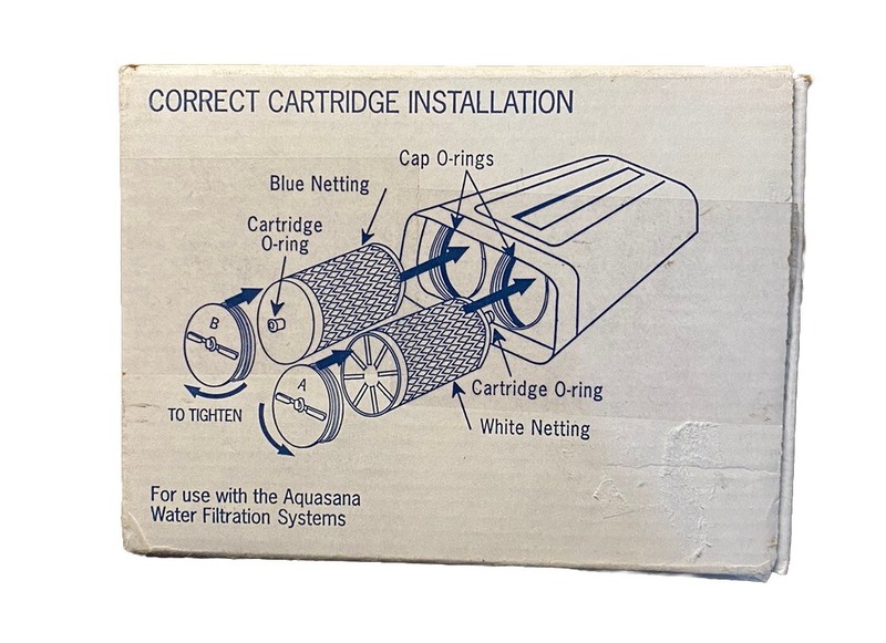 Aquasana AQ-4025 Dual Cartridge Water Filter Replacements NEW Sealed MADE IN USA