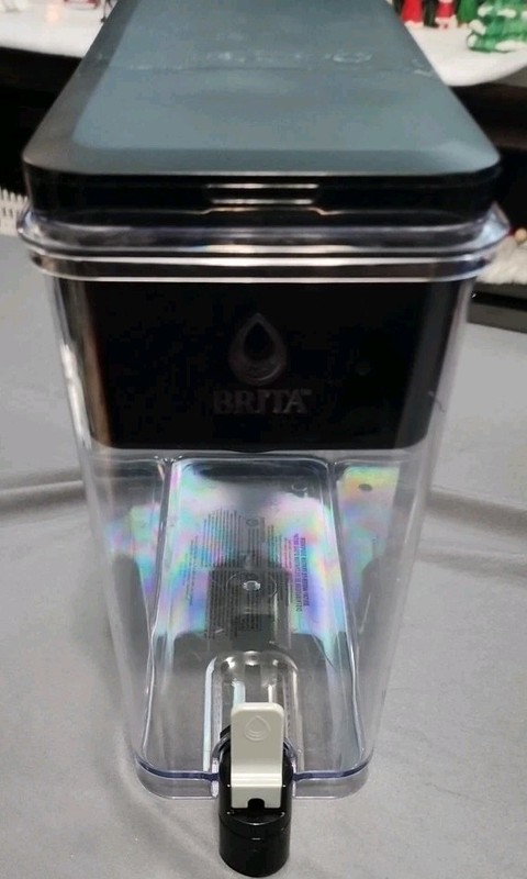 Brita UltraMax 27-Cup Water Dispenser Black BPA-Free W/ Filter