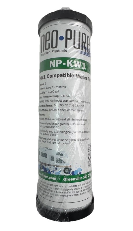 WaterPur & Clear Choice KW1 RV Water Filter by Neo-Pure NP-KW1 FREE SHIP