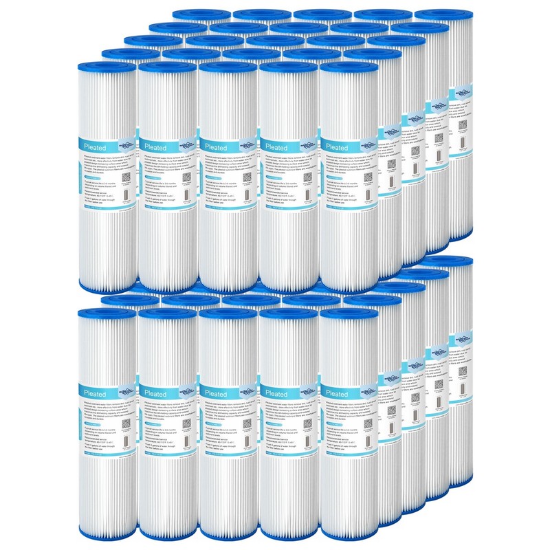 10″x2.5″ Washable Pleated Water Filter 20*50 Micron+15*20 Micron+15*5 Micron