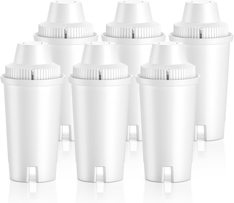 6 Pack Replacement Brita® Water Filter Pitchers & Dispensers Classic OB03 Mavea®