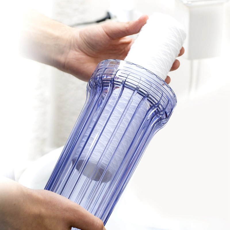 20 Micron 10" x 2.5" String Wound Sediment Water Filter RO Replacement 1-50 Pack gallery
