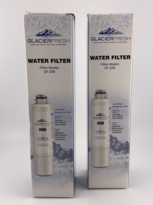 Lot of 2 Glacier Fresh Water Filter Model GF-20B, New in Box