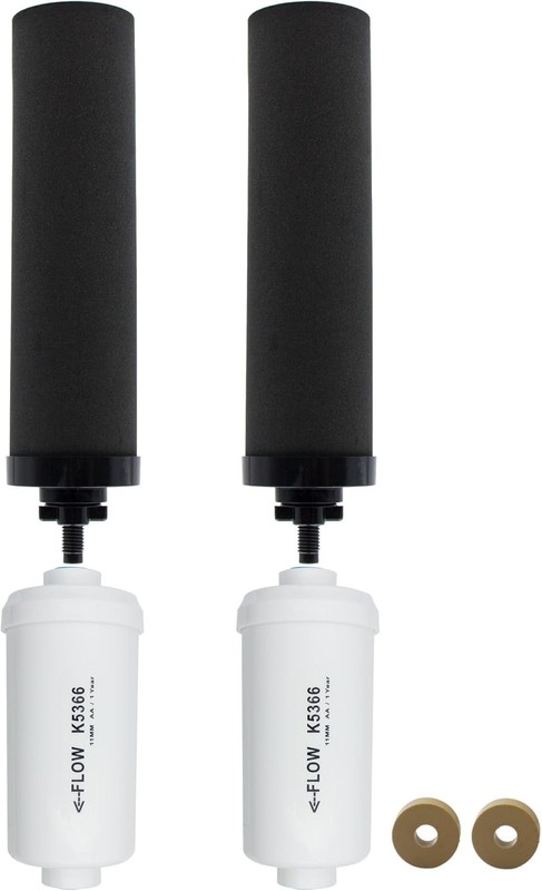 NSF Certified Berkey Filter Set - BB9-2 & PF-2 for Safe Water (4 Count) gallery