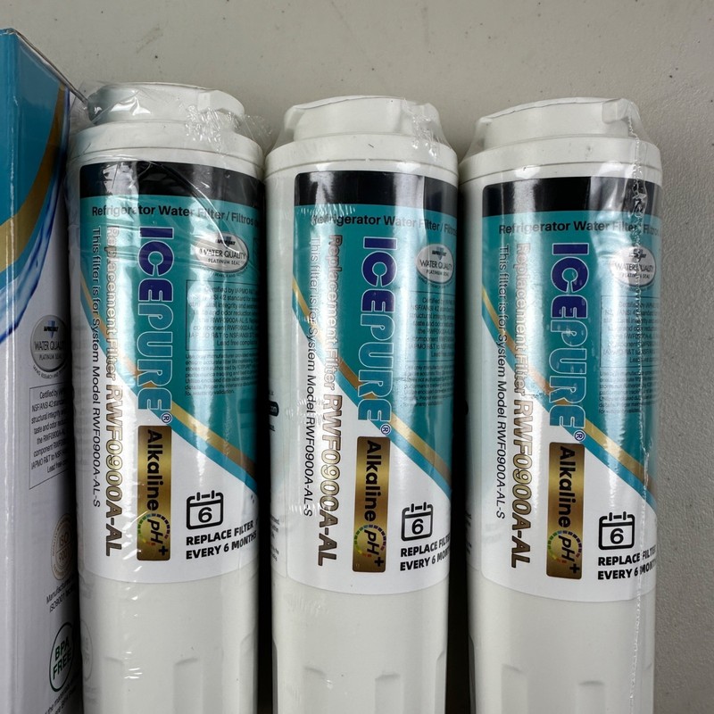 3 PACK ICEPURE Alkaline UKF8001 Refrigerator Water Filter RWF0900A-AL EDR4RXD1 gallery
