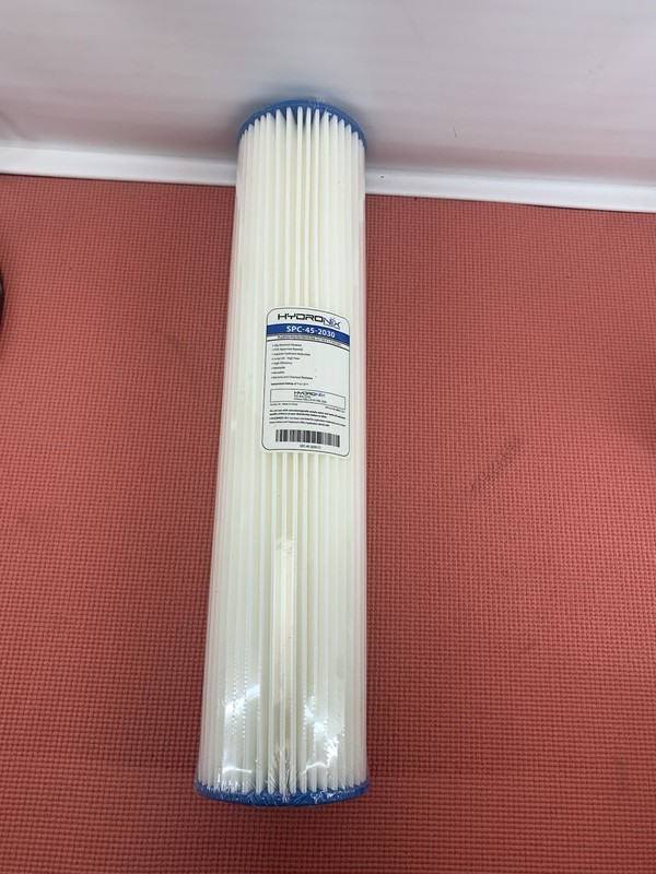 SPC-25-2030 Universal Whole House Sediment Pleated Water Filter, Washable 4X20