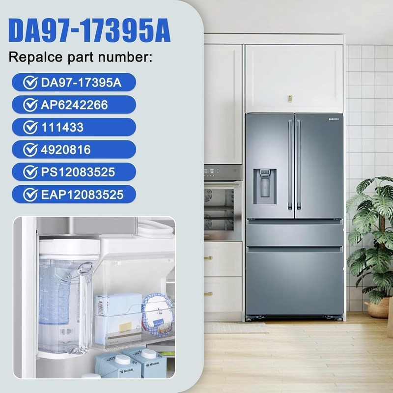 Versatile DA97-17395A Water Pitcher Replacement for Multiple Samsung Fridges gallery