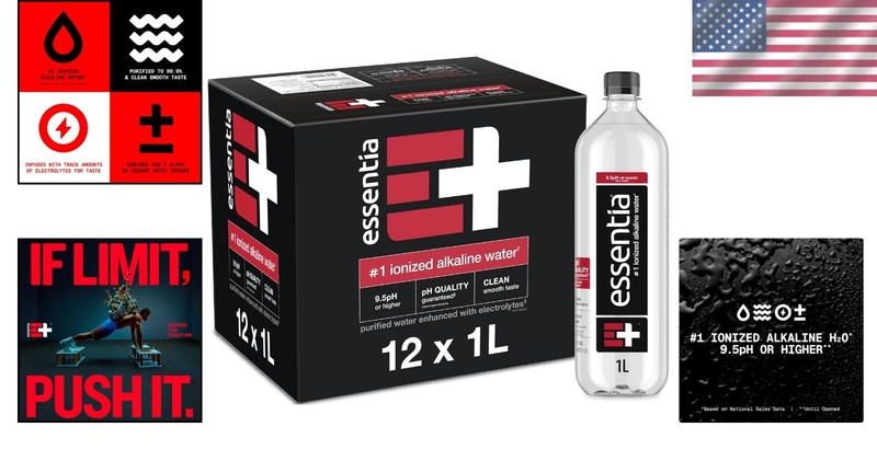 Electrolyte Infused Alkaline Water 12 Pack 33.8 Fluid Ounces Bottles gallery