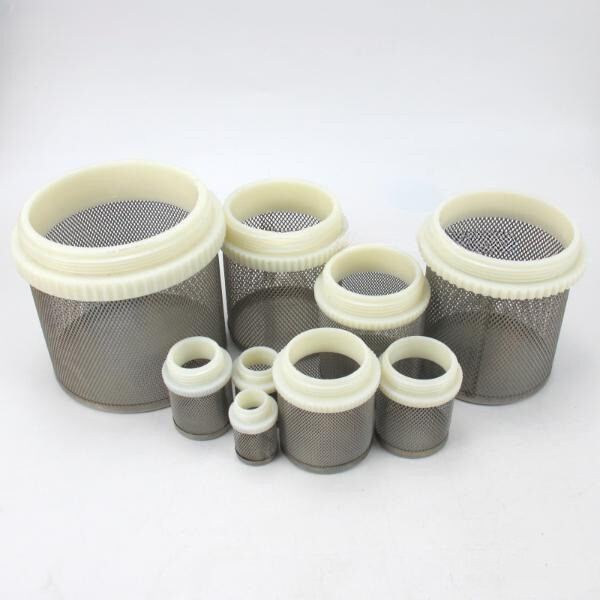Stainless Mesh Filter Strainer Male/Internal Thread 1/2" ~ 4" Water Pipe plastic gallery