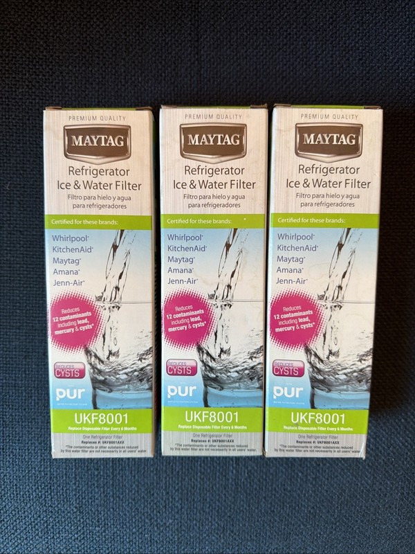 3 Maytag Refrigerator UKF8001 Ice Water Filter UKF8001AXX KitchenAid Amana