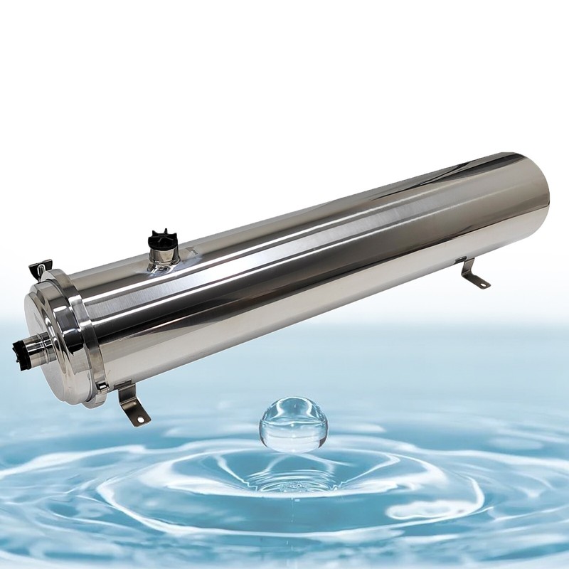 8000L/h Stainless PVDF Ultrafiltration Membrane Filter Water Purifier 1″ NPT
