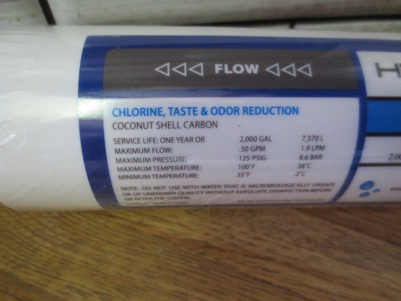 Sealed Hydronix ICF-10Q Inline Coconut Filter 2,000 gal 1/4" Quick Connect NEW gallery