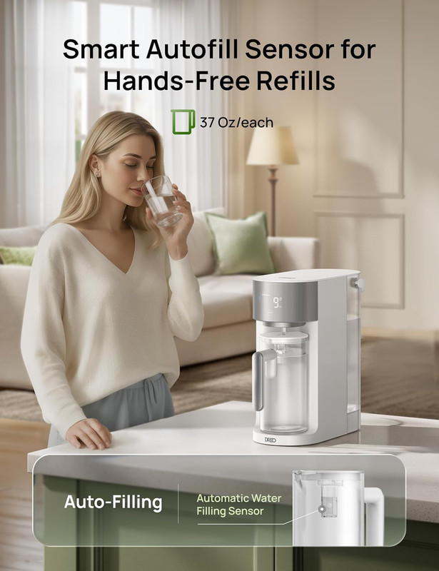 Countertop Reverse Osmosis Water Filter with Autofill & Self-Cleaning System gallery