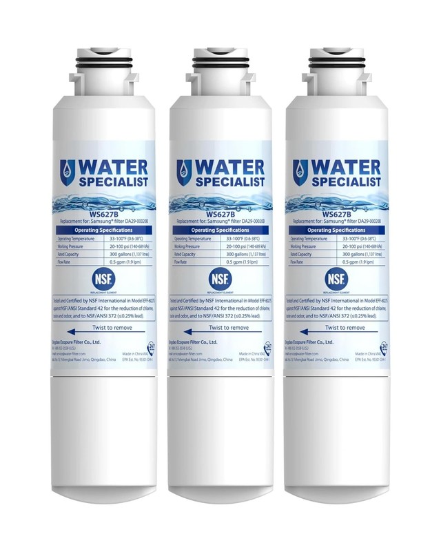 WS627B ® Water Filter for Refrigerators, Replacement for ® Water Filter DA290…