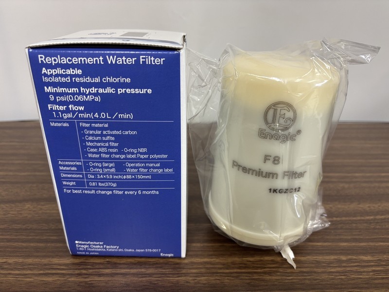 Leveluk 3-Piece Set F8 Filter for Kangen K8 Premium Water Ioniser Machine Enagic gallery
