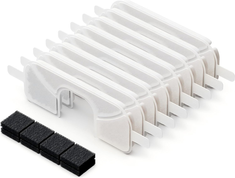 8 Packs Replacement Filters and 8 Packs Sponges for 123Oz/3.5L Wireless Cat Wat gallery