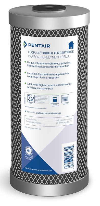Pentair Floplus10bb Big Blue Carbon Water Filter 10inch Whole House Modified Mol