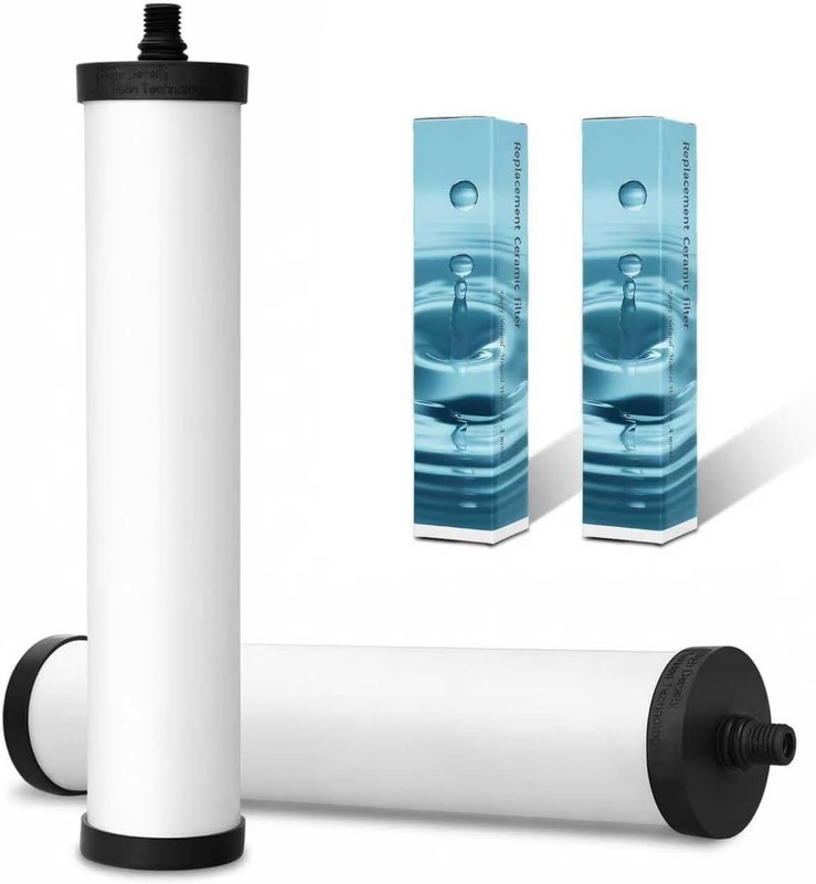FRC06 2 pack Ceramic Water Filter Cartridge, Kitchen Sink for Franke FRCNS