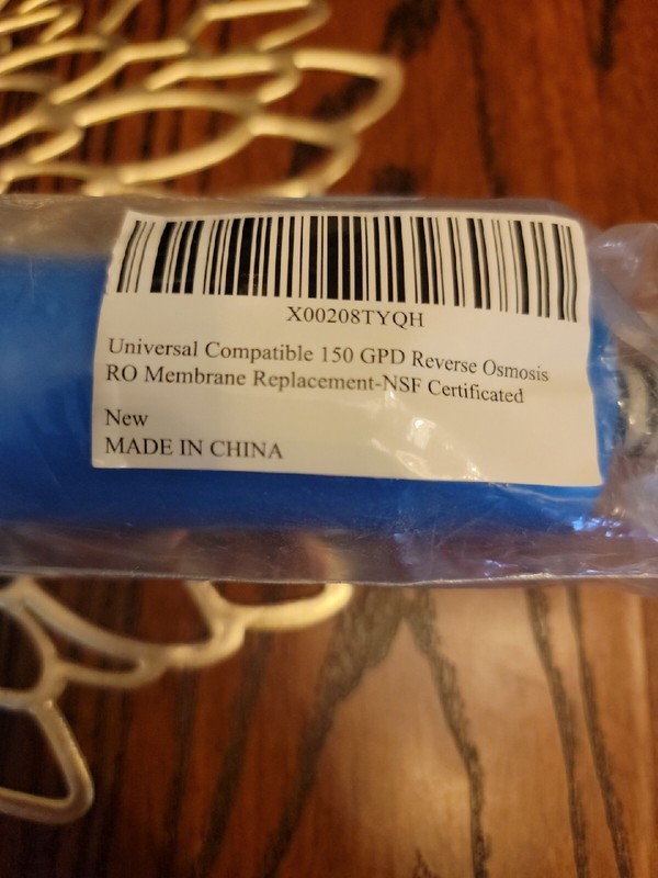 Genuine 150GPD Reverse Osmosis RO Membrane, NSF Certified, NEW gallery