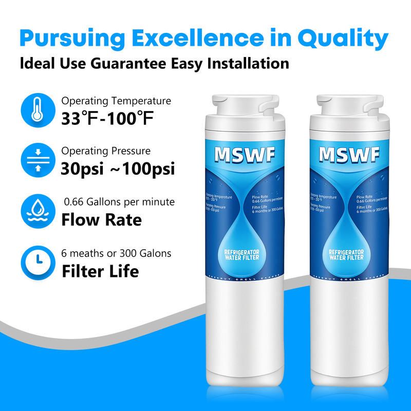 6 PACK Fit For GE MSWF Smartwater 101820A RWF1500A Water Filter Cartridge gallery