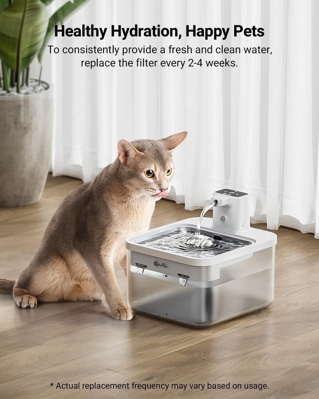 6 Packs Replacement Filters Battery Operated Cat Water Fountain DPWFP6 3 Months gallery