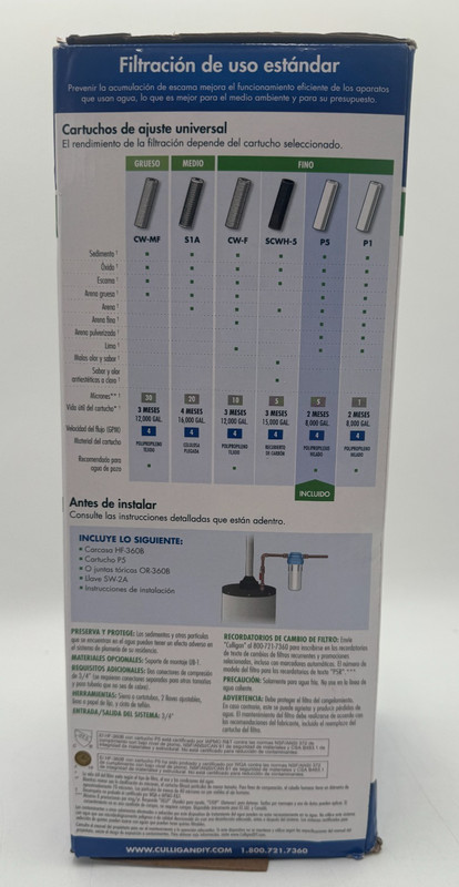 Culligan HF-360B Standard Duty 3/4" Inlet/Outlet Whole House Filtration System gallery