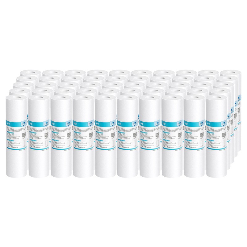 5/10 Micron 10x2.5" Sediment Water Filter Whole House Cartridges Replacement NSF