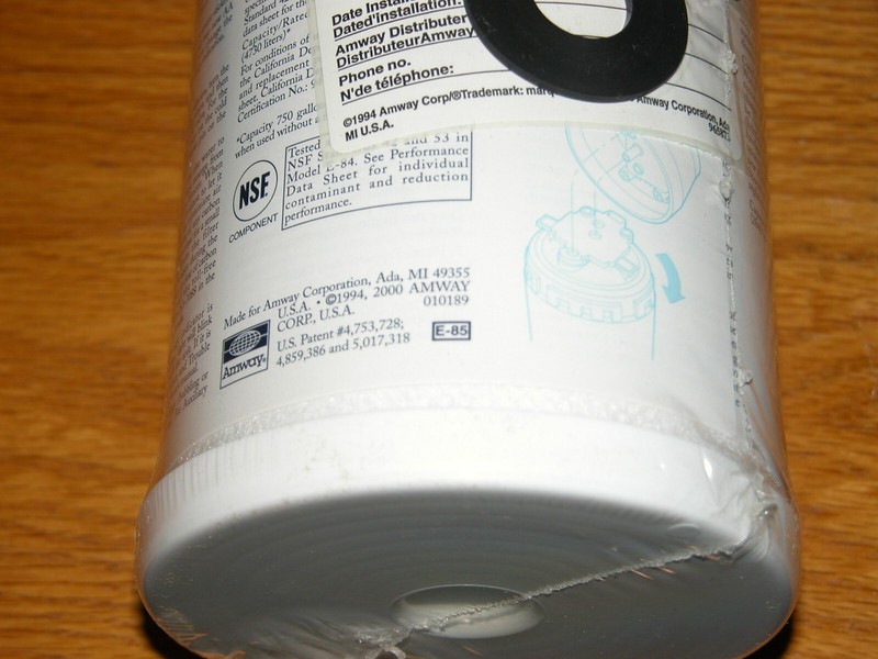 Amway E-85, E-0085R Carbon/Charcoal Filter for Amway E-84 Water System - NEW gallery