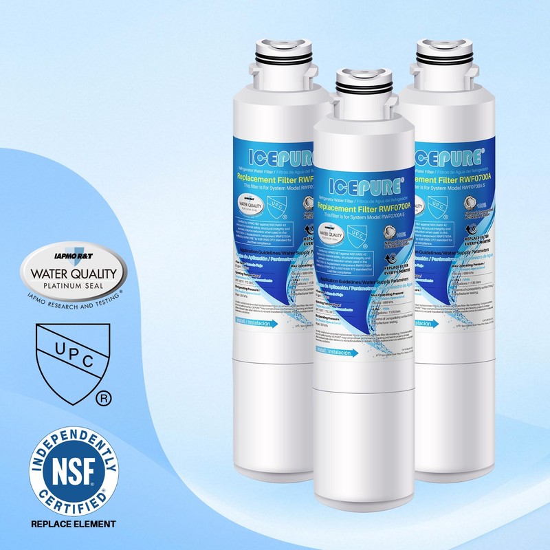 RWF0700A Refrigerator Water Filter Replacement for DA29-00020B HAF-CIN/EXP 3PACK