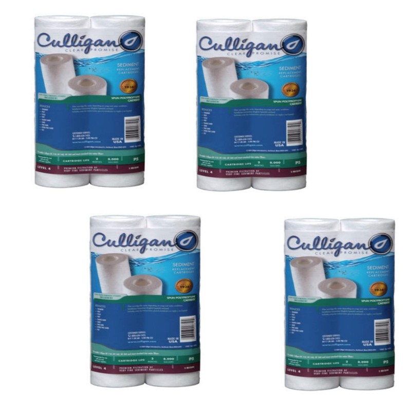 Whole House Water Filter P5A P5 Premium 8,000 Gallons White 2/Pack 4 Pack
