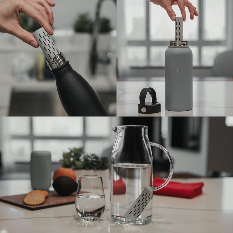 Alkaline Water Infuser 2 Pack - 9.5 pH + Electrolytes for Bottles & Pitchers, 75 gallery