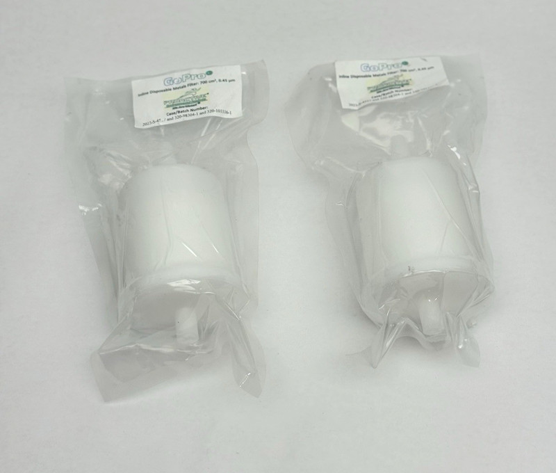 Lot Of 2, GoPro 700cm² .45 Inline Disposable Metals Filter