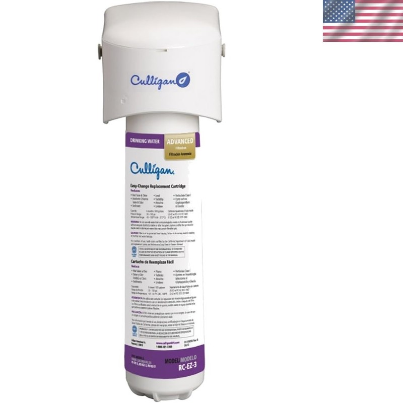 Chlorine Reduction Inline Icemaker Filter - 500 Gallon Capacity, NSF Certified