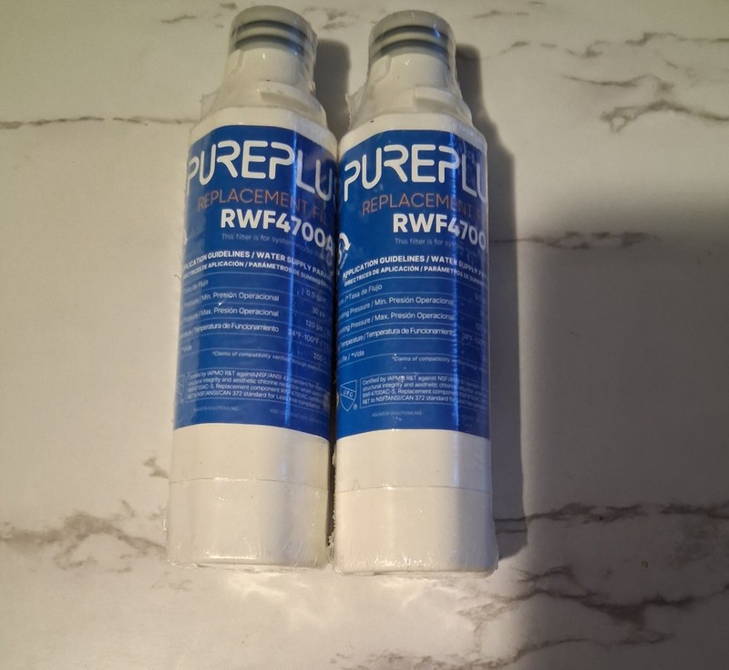 2 PK PUREPLUS- RWF4700AC LG & KENMORE Fridge Water Filter,Sealed. FREE SHIP