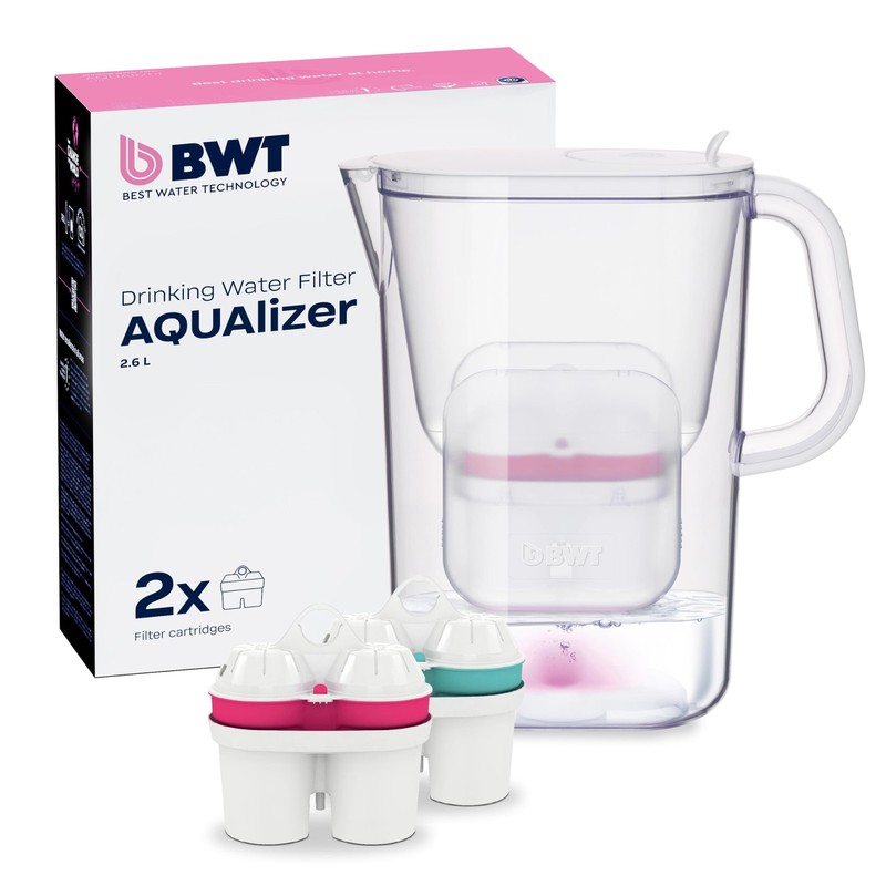 AQUAlizer Baselight, 2.6 Liter, Water Mineralizer & Filtration Jug – Includes…