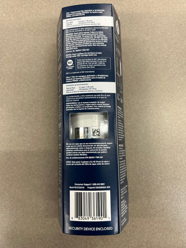 EveryDrop #1 Refrigerator Ice and Water Filter 1 (Brand New In Box) gallery