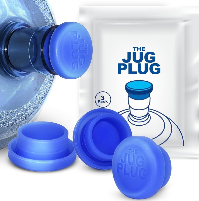 Jug Plug The Original 5 Gallon Water Cap Reusable – No Spill Blue