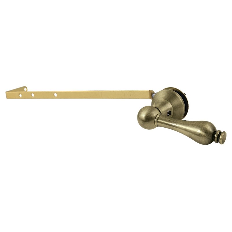 KTALD3 Victorian Universal Front or Side Mount Tank Lever, Antique Brass