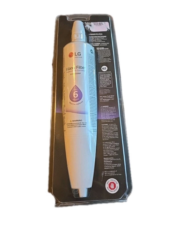 New Sealed Genuine LG LT600P /PC/PCS Replacement Refrigerator Water Filter
