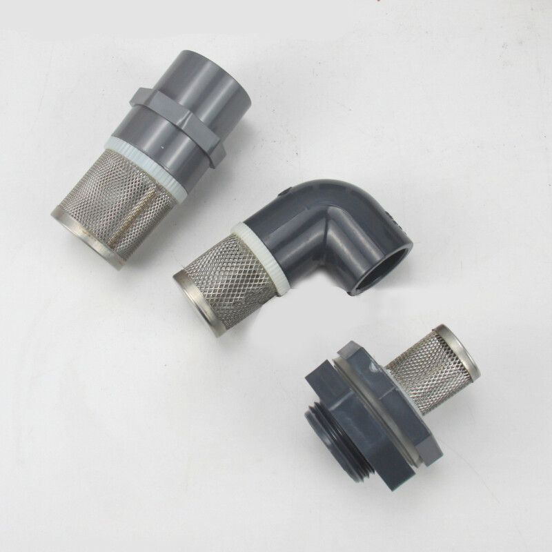 Stainless Mesh Filter Strainer Male/Internal Thread 1/2" ~ 4" Water Pipe plastic gallery