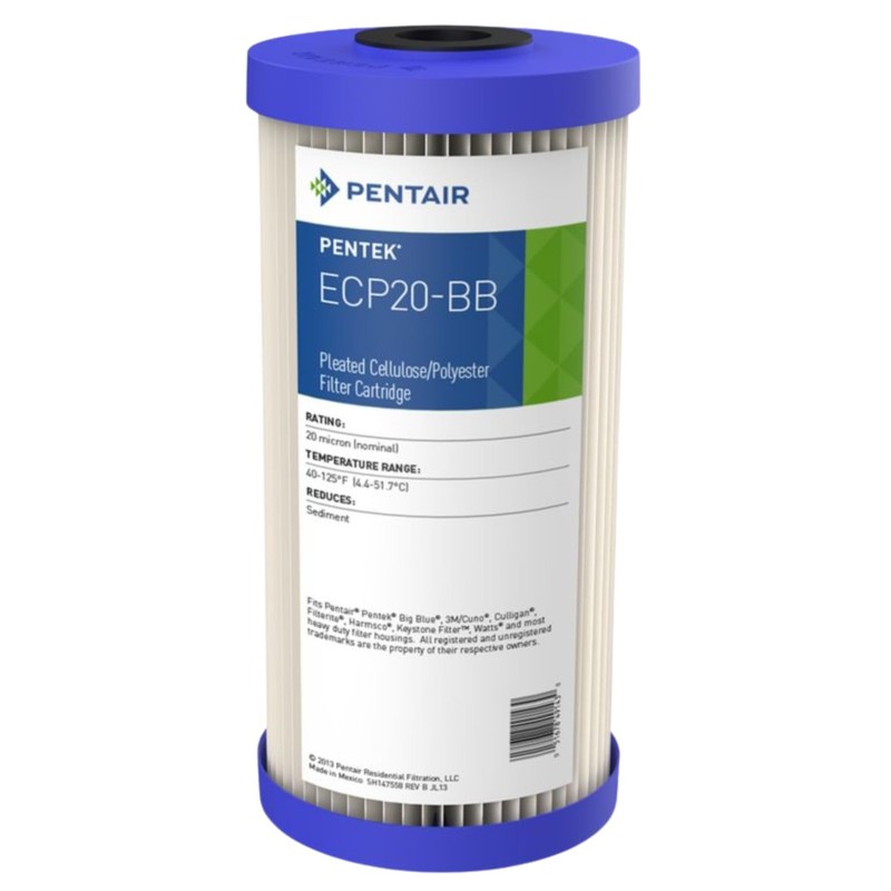 Big Blue Water Filter Sediment Cartridge 10 x 4.5 White Durable Replacement