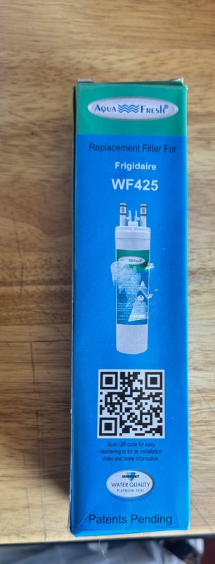 Aqua Fresh WF425 Refrigerator Water Filter Replacement WF3CB Comparable