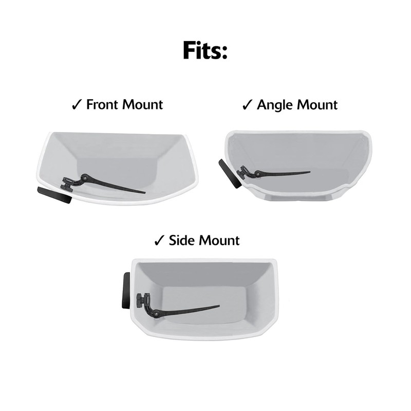 Toilet Handle, Matte Black- Metal Handle - Tank Lever - Universal to Fit Fron... gallery