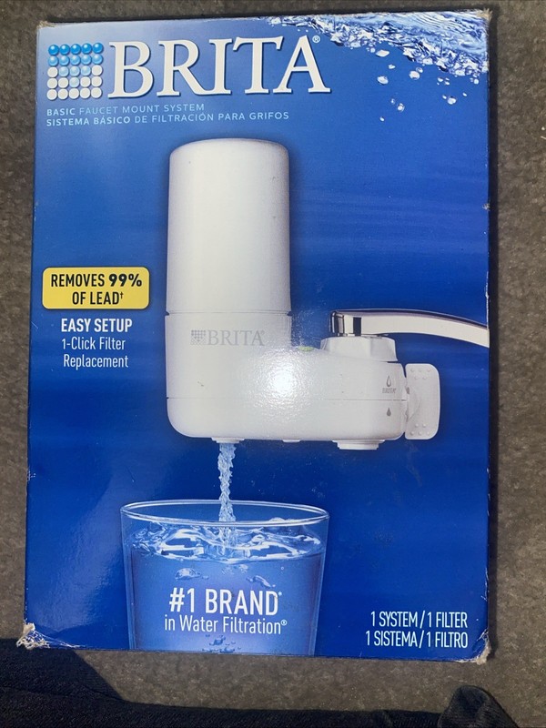 Brita 35214 Basic Tap Water Faucet Filtration System – White