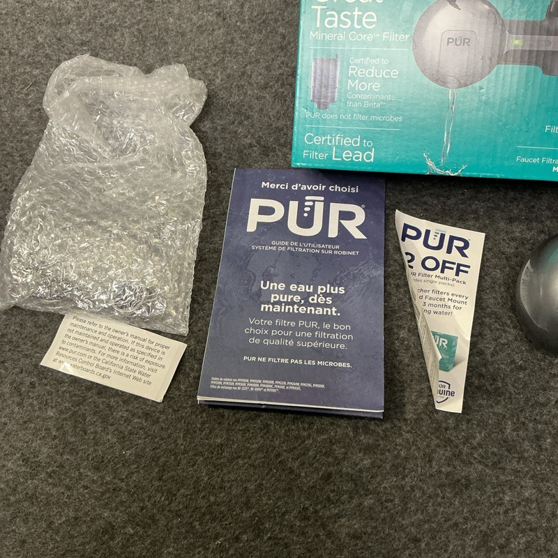 PUR PLUS Faucet Filtration System - Metallic Gray (PFM350V) gallery