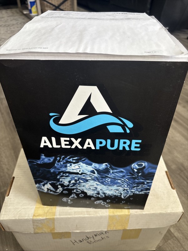 Alexapure Countertop Gravity Water Filtration System Stainless Steel NEW in BOX