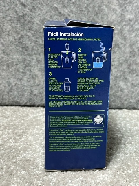 2 Count Brita Elite Replacement Filters for Pitchers Dispensers Blue gallery